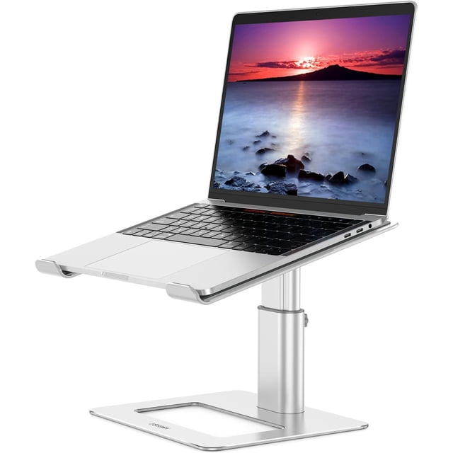 LSX Aluminum Laptop Stand Ergonomic Adjustable Notebook Stand Riser Holder Computer Stand Compatible with Air Pro Dell HP Lenovo More .Laptops ()