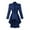 BU1, variant on Women's Vintage Coat, Long Sleeve High Low Hem Gothic Victorian Jacket for Themed Events White XXL