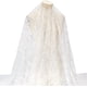 thumbnail image 1 of Tela de malla blanca con estampado floral de 3 yardas (2,74 m), 66 pulgadas (168 cm), poliéster transparente, ideal para confección y costura., 1 of 9