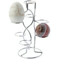 thumbnail image 2 of Bard's Silver Egg Stand/Holder, 7 Egg Display, 1.375" Diameter, 2 of 3