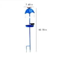 thumbnail image 3 of Clearance！Solar Bird Feeder, Hummingbird Feeder for Outdoors Solar Bird Feeder Metal Humming Bird Feeder Wild Bird Seed Feeder with Umbrella Raindrop LED Dynamic Light, 3 of 6