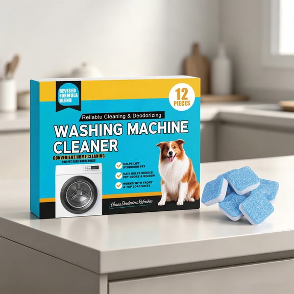 Washing Machine Cleaner Tablet Deep Cleaning Deodorizing Formula For Front Load And Top Load Washer
