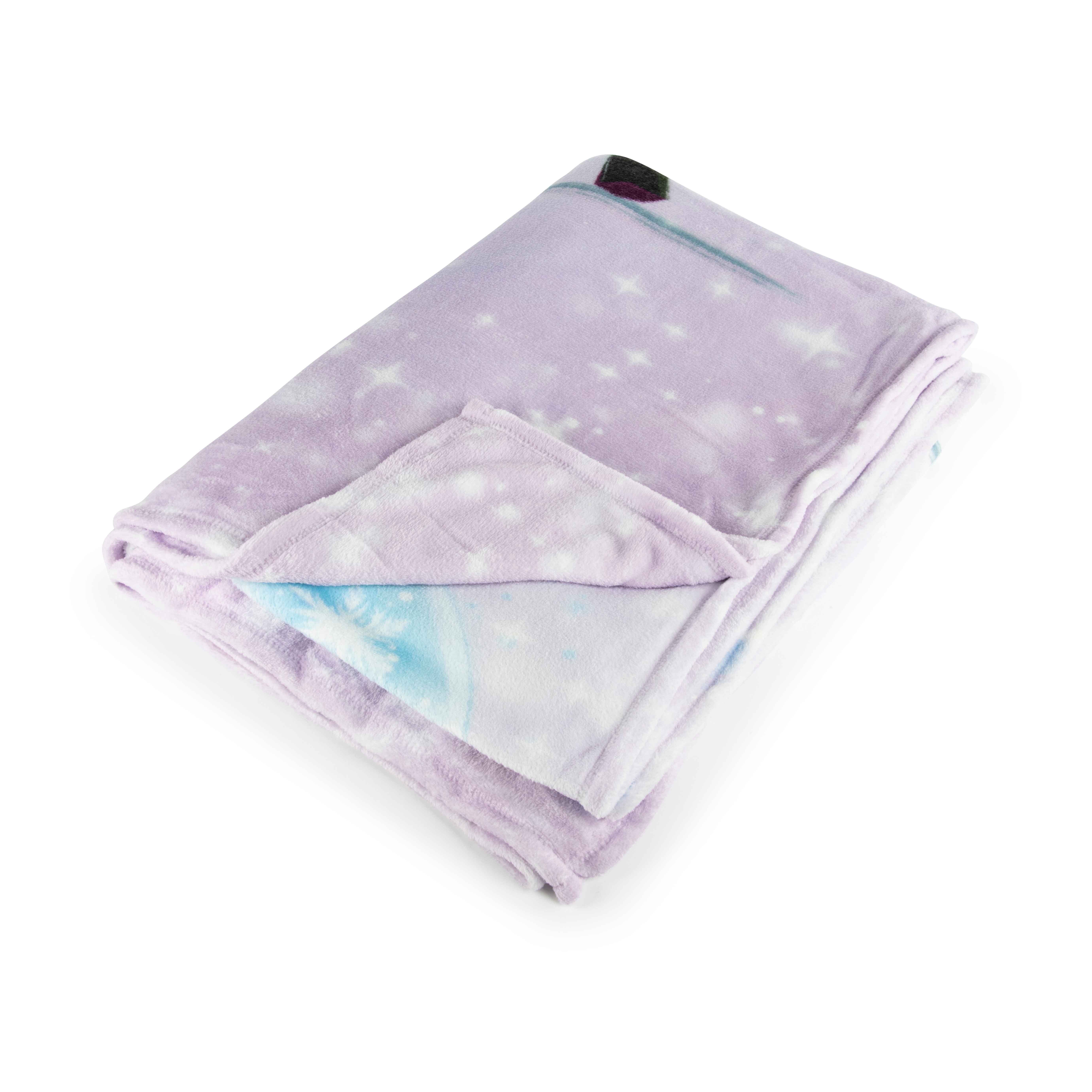 Disney Frozen Winter Frost Adventures 62x90 Kids Throw Blanket - Soft & Cozy Bedding Accessories