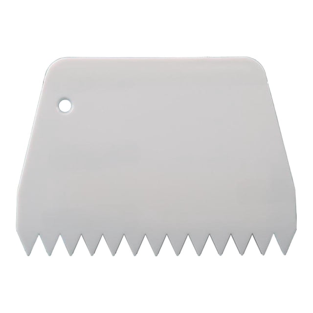 Tabla raspadora para raspar pasteles y alisar masa, práctica y práctica. Dientes grandes