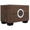 thumbnail image 4 of Titan Furnishings Rita 4-Piece Wood California King Bedroom Set in Black Wenge, 4 of 12