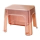 thumbnail image 4 of Taburete de baño transparente con escalón y almacenamiento para el hogar, la sala de estar y la cocina. Rosa, 4 of 9