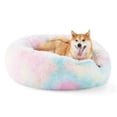 thumbnail image 1 of Cama para mascotas Bedsure Donut, tamaño mediano, 76 cm, piel sintética esponjosa, 1 of 6