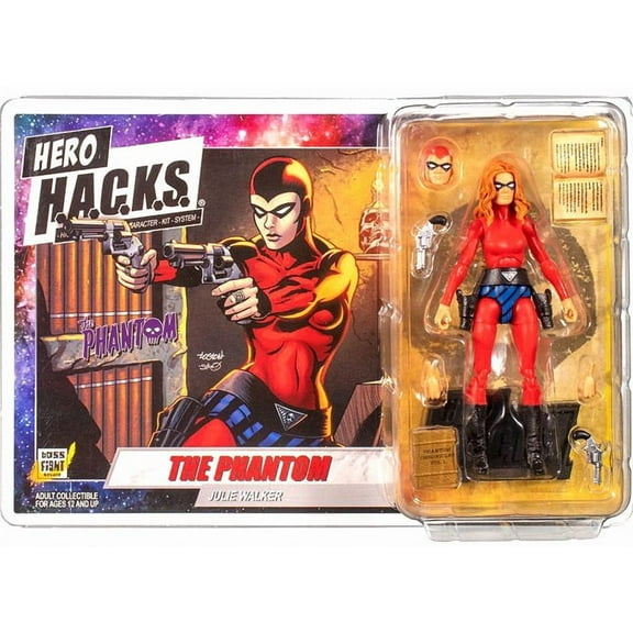 Hero H.A.C.K.S. The Phantom Julie Walker Action Figure (Red Variant)