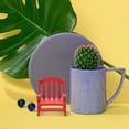 thumbnail image 2 of Phenofice Mini House Accessory European Retro Style Wood Chair 1Pack, 2 of 8