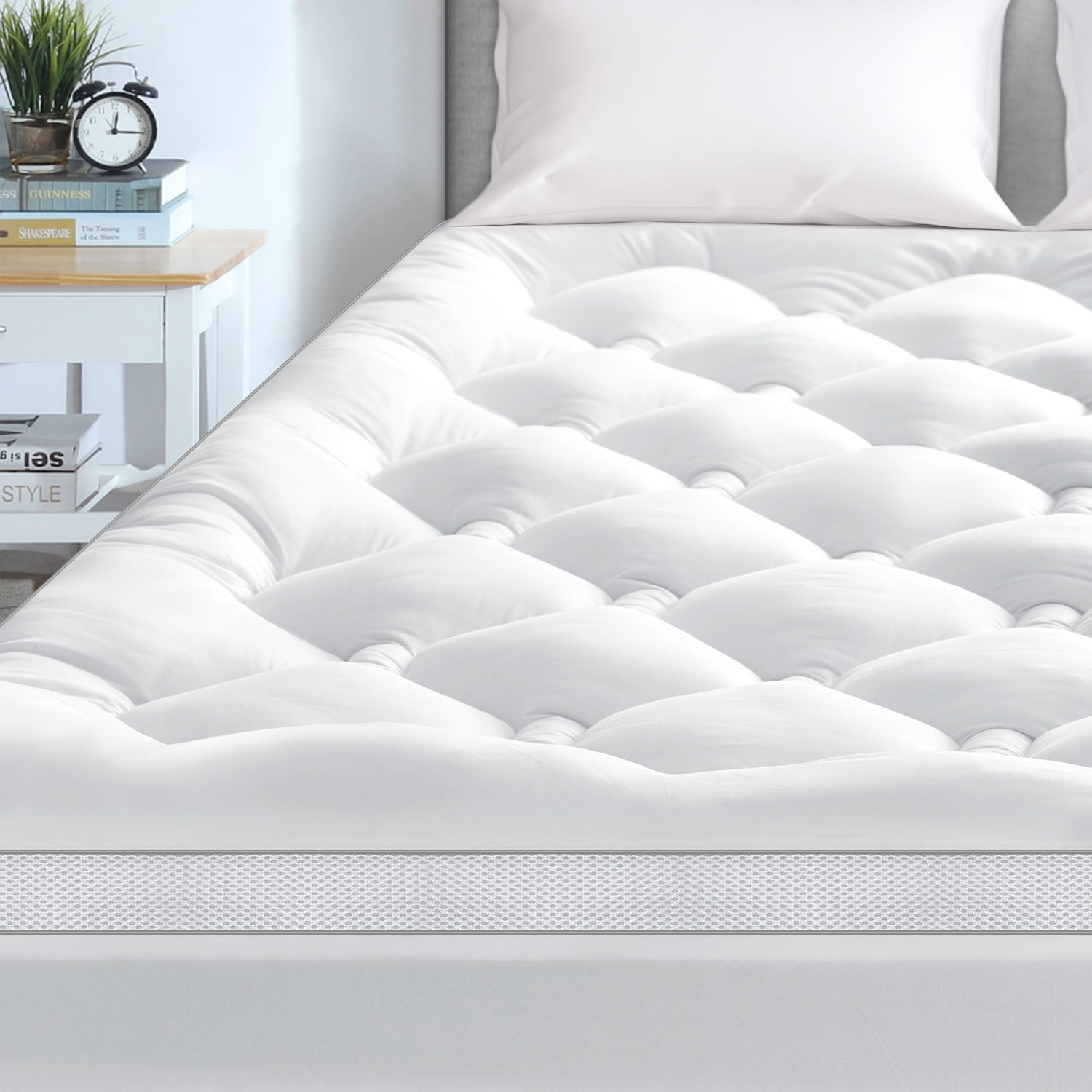 Maxzzz Twin/Full/Queen/King 3 Inch Memory Foam Mattress Topper Bed Foam Pad 