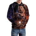 thumbnail image 5 of Horror Freddy Krueger Hoodie 3D Print Pullover Hooded Long Sleeve Sweatshirts Tops Blouse with Pocket for Mens Womens, 5 of 8