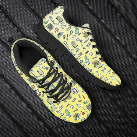 

Summer Ladies Lace Up Sport Jogging Running Shoes For Women 2023 Sneakers Walk Casual Shoes Nurse Teeth Print Mesh Womens Flats