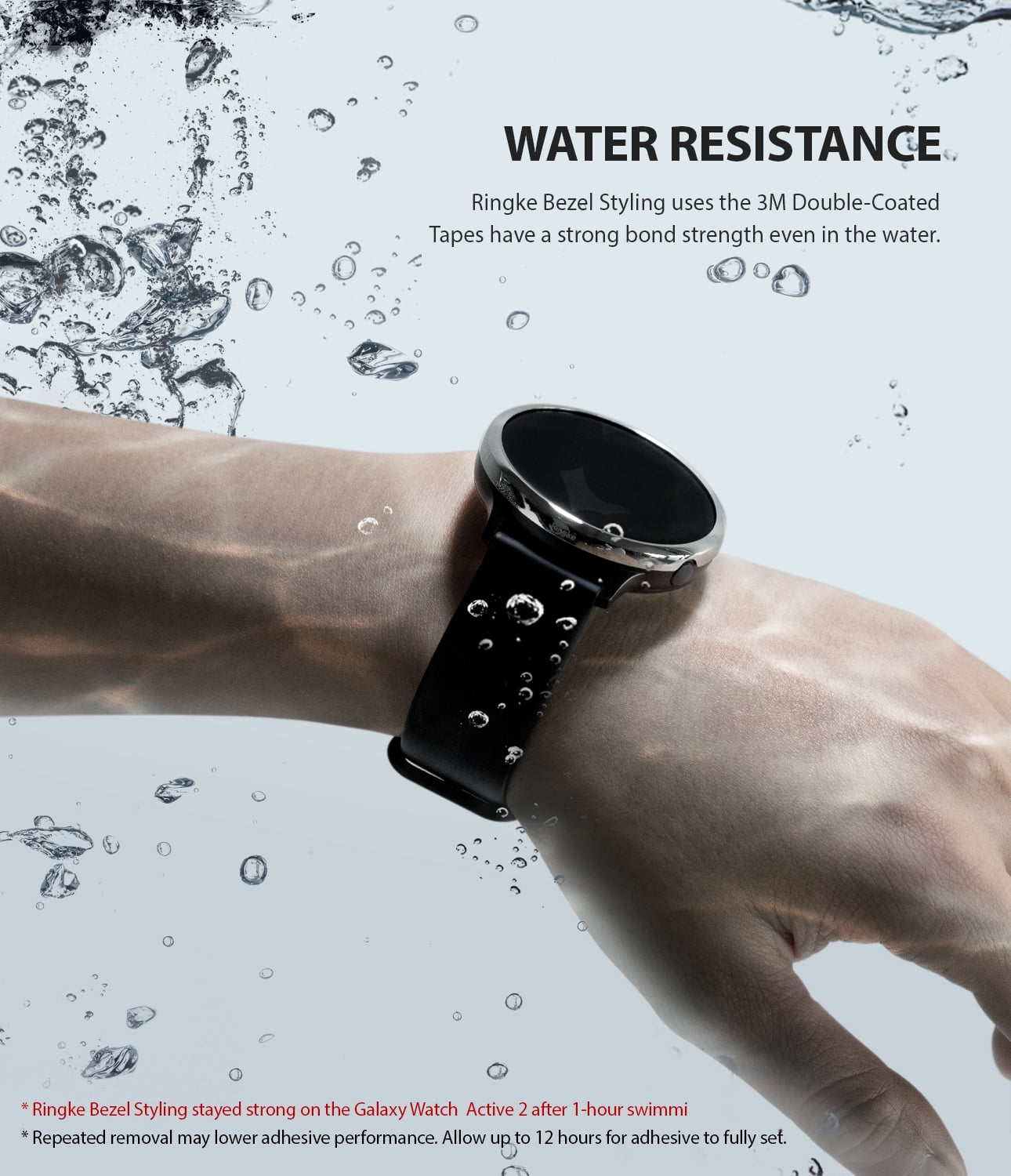 Ringke Bezel Styling Cover For Galaxy Watch Active 2 44mm Silver Gw A2 44 09 Walmart Com Walmart Com