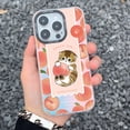 thumbnail image 3 of Funda de teléfono con gradiente láser Aurora mate para iPhone, carcasa de lujo con diseño divertido de gato m-mofusands para iPhone 15, 14, 13, 12, 11 Pro Max, XR, XSMax, 8 Plus, 3 of 5