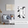thumbnail image 5 of Disketp Monochrome Flying Ravens Decorative Light Switch or Outlet Wall Plate with Safety Cover-Style U, 5 of 6