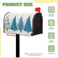 thumbnail image 5 of Christmas Mailbox Covers Magnetic Standard Size 21x18 inch Blue Xmas Tree Mailbox Cover Merry Christmas Mail Box Wrap for Garden Outdoor Yard Decor, 5 of 6