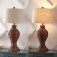 thumbnail image 4 of JONATHAN Y Elicia 31" Coastal Cottage Water Hyacinth Weave LED Table Lamp, Dark Brown, JYL1015B, 4 of 7