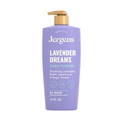 Jergens Shea Fusion Lavender Dreams Scented Body Lotion, Moisturizer for Dry Skin, 14 fl oz