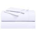thumbnail image 4 of Abripedic 22 Inch Deep Pocket Solid White Queen 300TC Sheet Set, Breathable Crispy Soft Percale Bed Sheets, 4 of 4