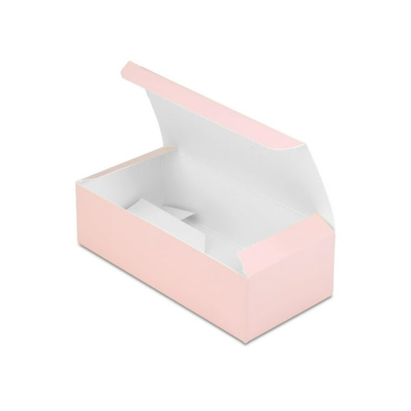 Pink Lasso Boxes Biscuits with the Box 10pk 5.5x2.75x1.75 inches Collapsible lb Small Homemade Treats, Bakery, Candy, Dessert, Cupcakes