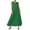Green, variant on Cruise Dress Ladies' Summer New Sleeveless V Neck Side Slit Jumpsuit Elegant Long Skirt Cruise Outfits for Women