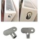 thumbnail image 5 of Llave de utilidad para caja de medidor de gas de agua eléctrica de radiador y llave de válvula de llave de radiador (2 piezas, plateada), 5 of 5