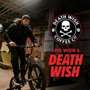 Death Wish Coffee, Organic and Fair Trade Espresso Roast Whole Bean Coffee, 16 oz
