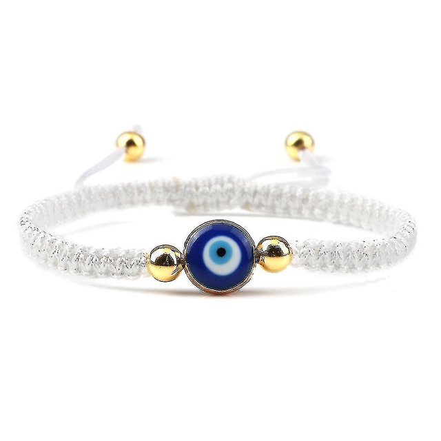 Evil Eye Braided Bracelet Lucky Red Black Color Thread Couple Chain Handmade