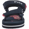 thumbnail image 3 of Boy s Newhaven Toddler Clog, Navy Webbing Red White Red Player Pony, 5, 3 of 3