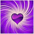thumbnail image 2 of Cuadros Decorativos Conjunto de pintura de diamante de corazón púrpura 5D DIY Kits de mosaico de diamantes de imitación de taladro redondo completo DQrwqpou Nuevos Originales, 2 of 9