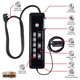 thumbnail image 1 of Protector contra sobretensiones GE UltraPro de 8 tomacorriente, 2 puertos USB atados, cable de alimentación de 4 pies, 2169 julios, enchufe plano, filtro de alimentación, disyuntor., 1 of 2