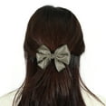 thumbnail image 3 of 1 Pc Lace Hair Claws Lace Bow Hair Clips Large Khaki Bowknot Hair Clips Hair Accessories for Girls Women, 3 of 7