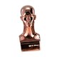 thumbnail image 3 of Cabeza de maniquí, soporte para pelucas, perchero para sombreros, adorno multiusos, ligero Oro rosa y cuadrado, 3 of 9