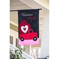 thumbnail image 4 of Evergreen Applique House Flag - Truckload of Hearts, 4 of 4