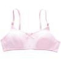 Wancir Big Girls Bra Comfort Flex Fit Seamless for Girl Teens with Adjustable Straps, Pull-on Design