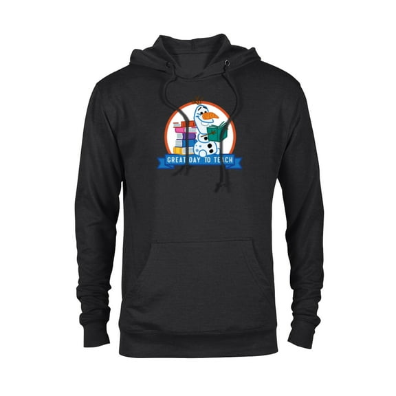 Disney Frozen Olaf Great Day to Teach National Teacher’s Day - Pullover Hoodie for Adults - Customized-Black