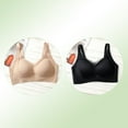 thumbnail image 5 of Bras for Seniors Seamless Wireless Posture Correcting Push Up Bra Anti Sagging Full Coverage Ice Silk Bra Wireless Bras for Women Support, 5 of 8