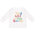 thumbnail image 3 of Inktastic Mimi and Papa Love Me Boys or Girls Long Sleeve Toddler T-Shirt, 3 of 5
