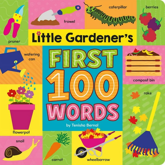 Little Gardener's First 100 Words, (Board Book)