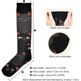 thumbnail image 3 of FREEAMG Cute Cats Compression Socks for Men & Women Knee High Stockings for Running, Sport, Hiking & Travel, 3 of 7