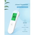 thumbnail image 2 of No-Touch Forehead Thermometer for Adults, Infrared Digital Thermometer for Kids, Touchless Baby Thermometer, Accurate Reading with Large Display, Mute Mode, Memory Recall, Fever Alarm, 2 of 9