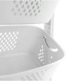 thumbnail image 5 of Dwellnix Hanging Laundry Basket Organizer with Large Capacity, Space-Saving Design for Bathroom, Closet Storage, 5 of 10