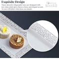 thumbnail image 3 of DISPOSABLE LACE TRAYS | for Upscale Wedding and Dining | 6 pc | White | 14” x 7.5”, 3 of 6