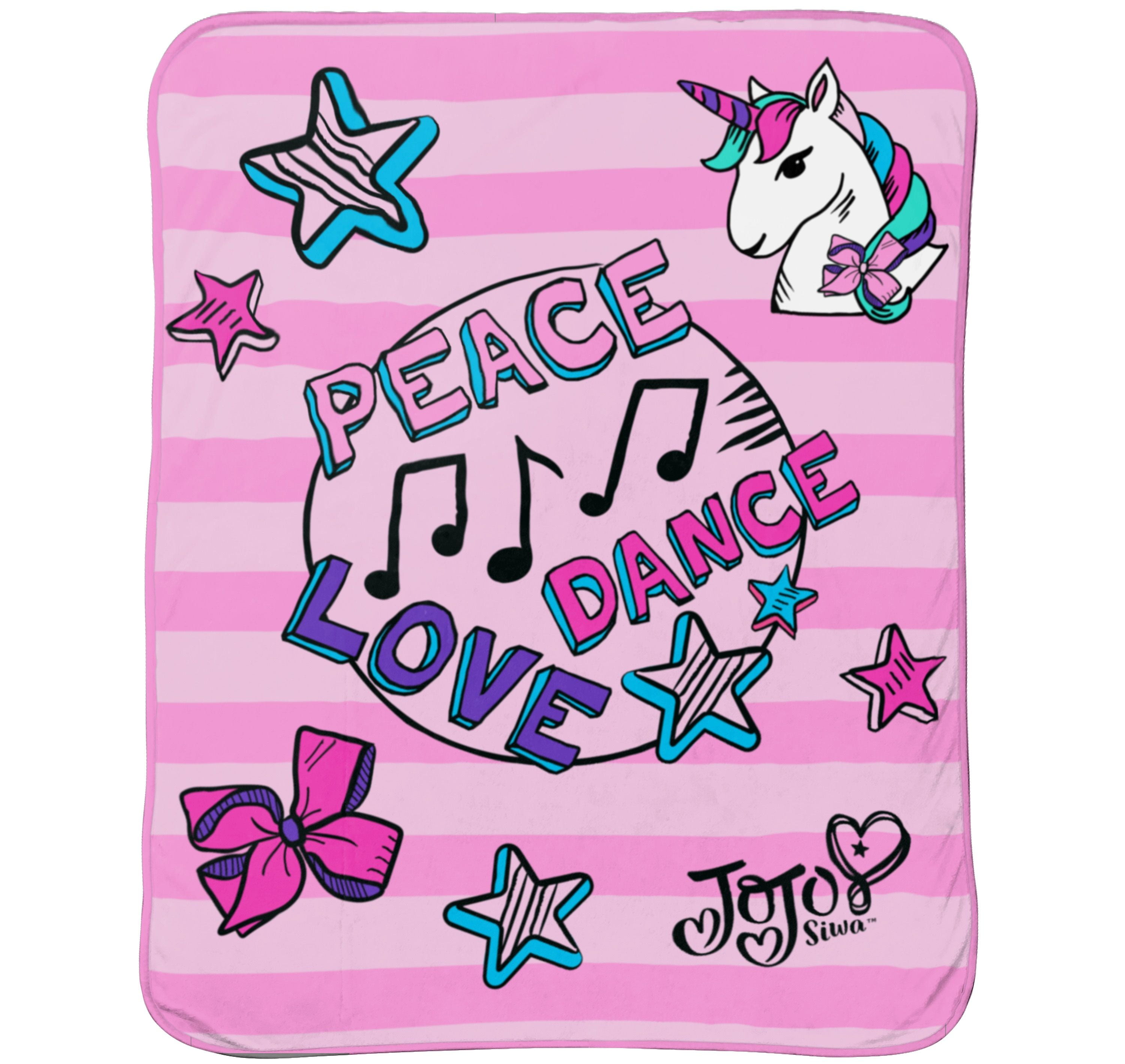 Jay Franco Nickelodeon JoJo Siwa Rainbow Nogginz Decorative Pillow Official Nickelodeon Product Measures 12 Inches Super Soft 