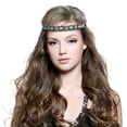 thumbnail image 2 of Women's Headband Fashionable Crystal Rhinestone Beads Handmade Crystal Hair Band Rhinestone Headband, 2 of 10