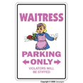 thumbnail image 1 of SignMission Z-Waitress 8 x 12 in. Signe de Serveuse - Serveur Restaurant Uniforme Waitstaff Bar Nourriture, 1 of 1
