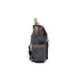 thumbnail image 3 of Vintage Canvas Genuine Leather Laptop Backpack for Men Women., 3 of 5
