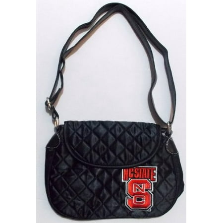- NCAA North Carolina State Wolfpack Quilted Saddlebag Purse Cross Body Bag Embroidered Logo