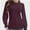 wine red, variant on Long Sleeve Shirts Womens Pleated Business Casual Blouses with Smocked Cuffs
