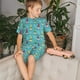 thumbnail image 4 of Fotbe Gnomes Holding Fruits Pijama Estampada de 2 Piezas para Niños – Ropa de Dormir de Manga Corta Cómoda para Niños y Niñas, Camiseta y Shorts de Algodón-Large, 4 of 6